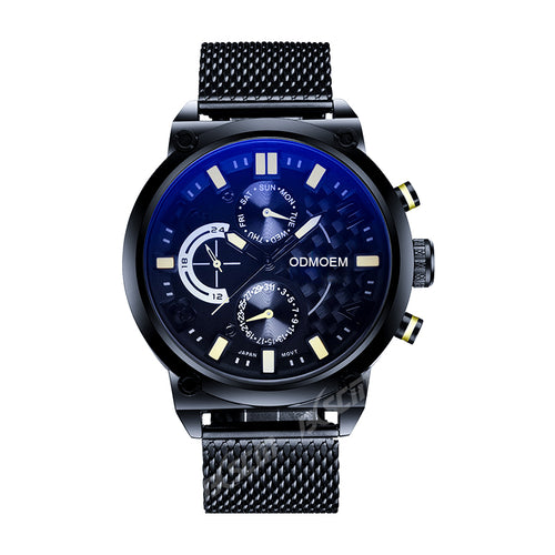 Men's Fashion Steel Mesh Watches H28046A